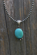 Turquoise Oval Pendant