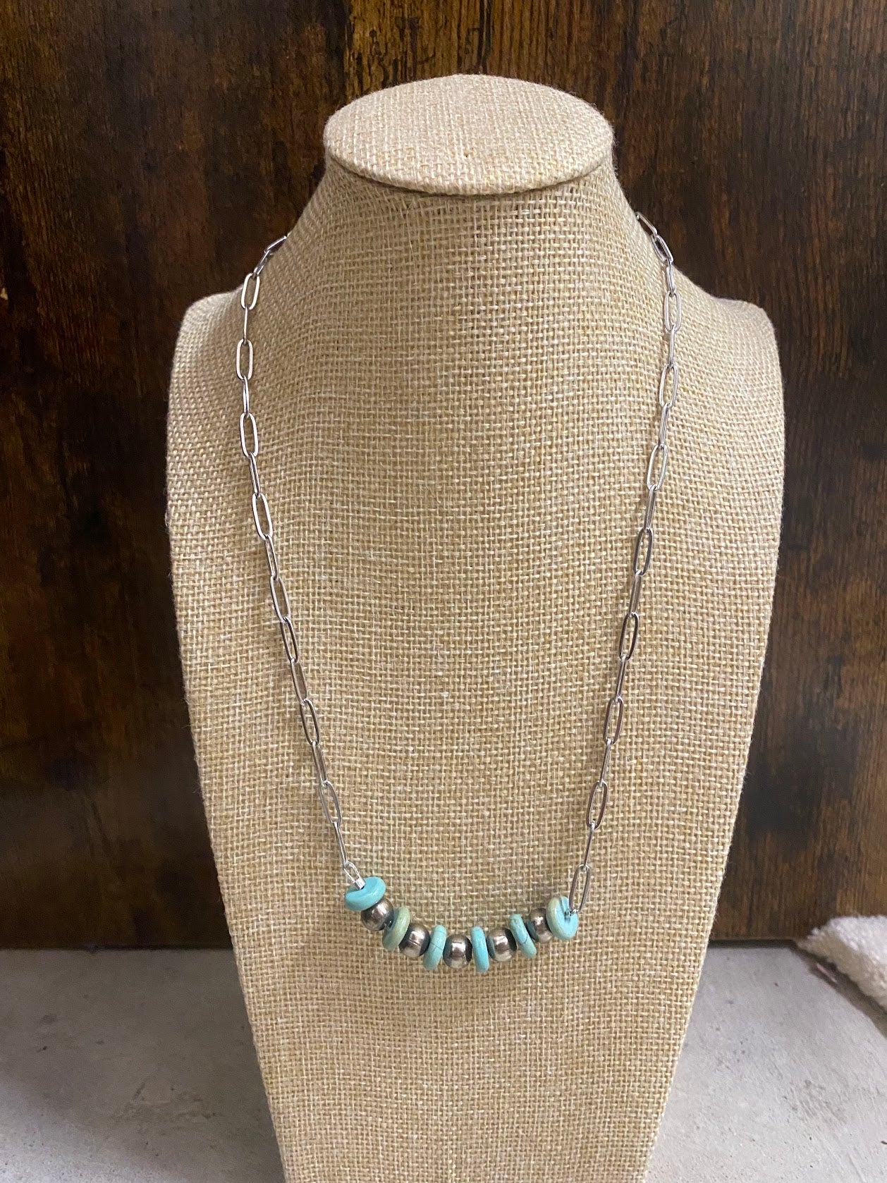 The Silver Sage Necklace 8mm