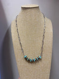 The Silver Sage Necklace 8mm