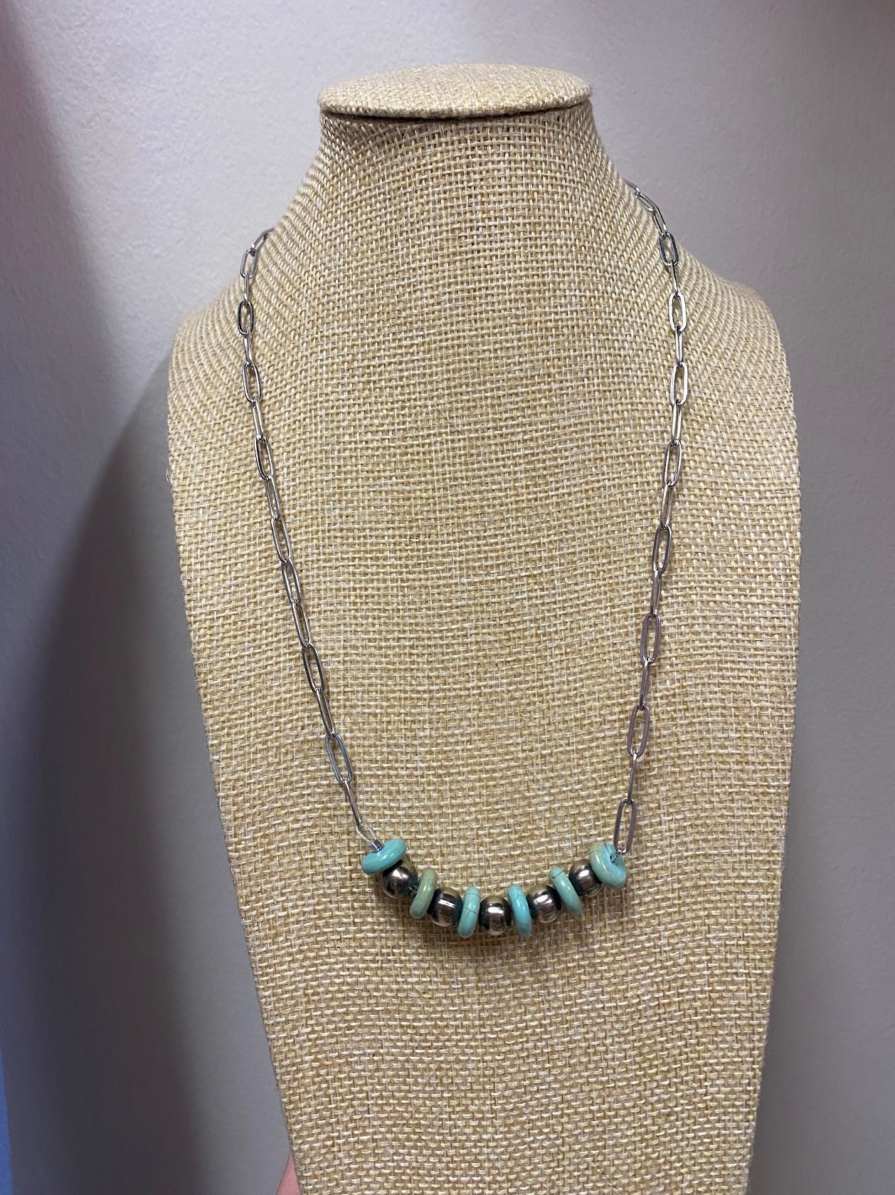 The Silver Sage Necklace 8mm